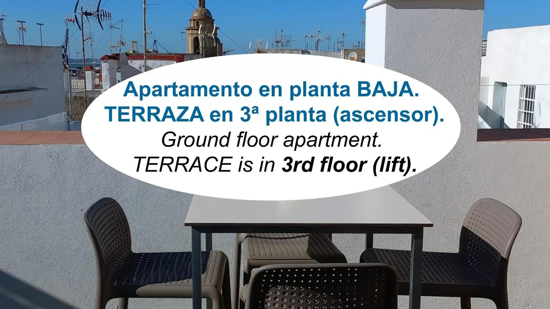 Brujula Ground Floor Indoor Apartment By Cadiz4Rentals